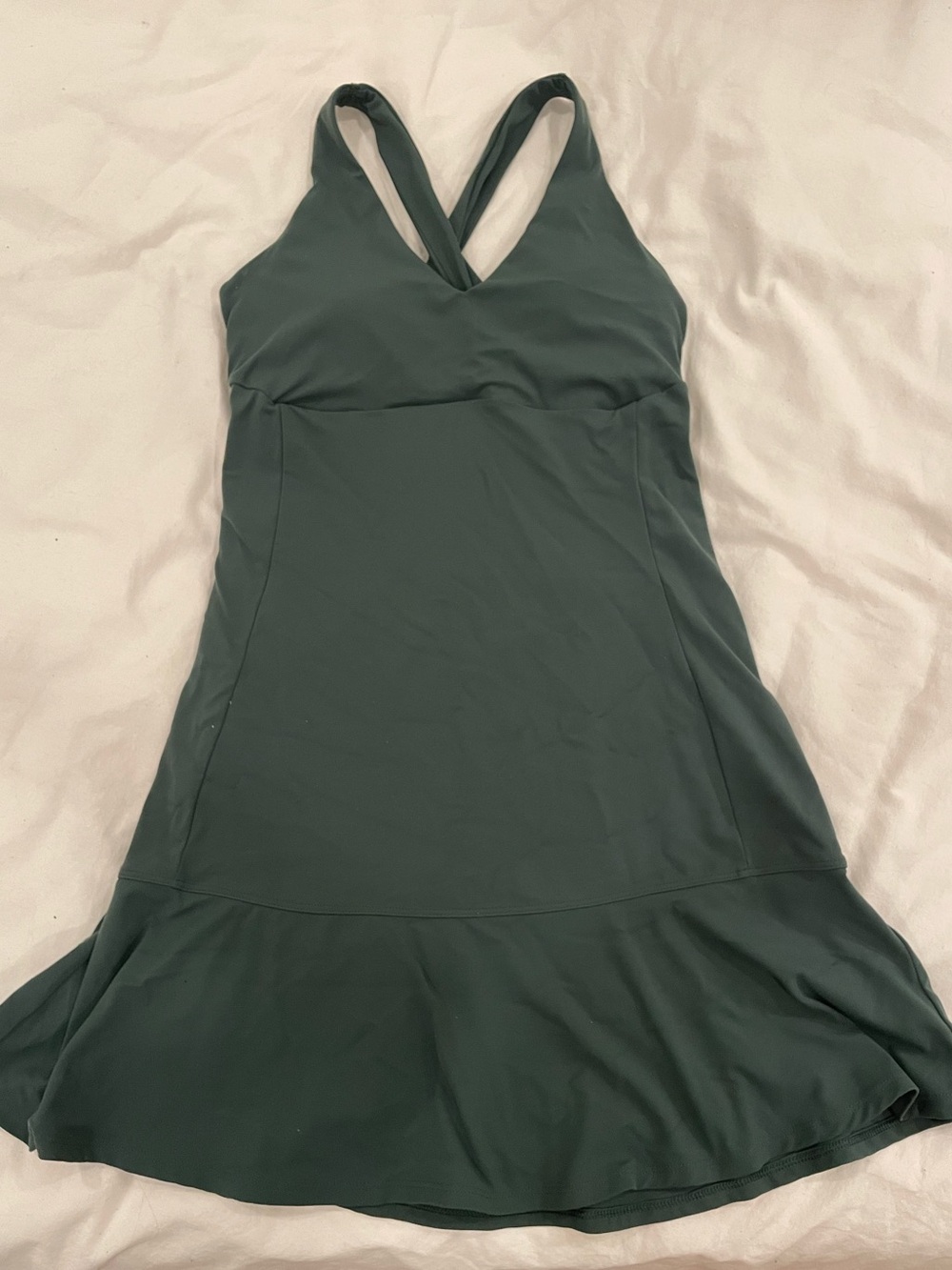 all in motion dark green tennis mini dress - Picture 1 of 5